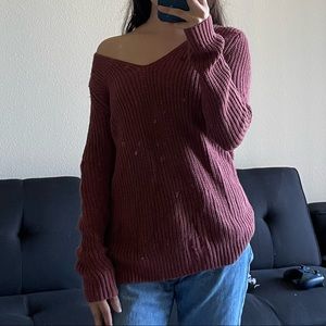 Charlotte Russe Oversized Knitted Sweater
